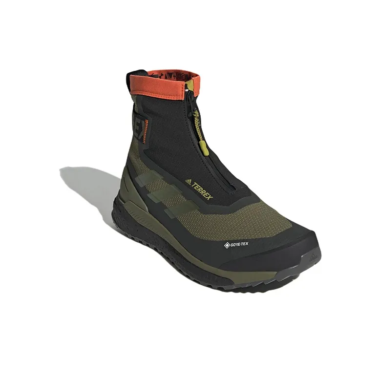 Terrex Free Hiker Adidas Cold.RDY 'Focus Olive Impact Orange'-2