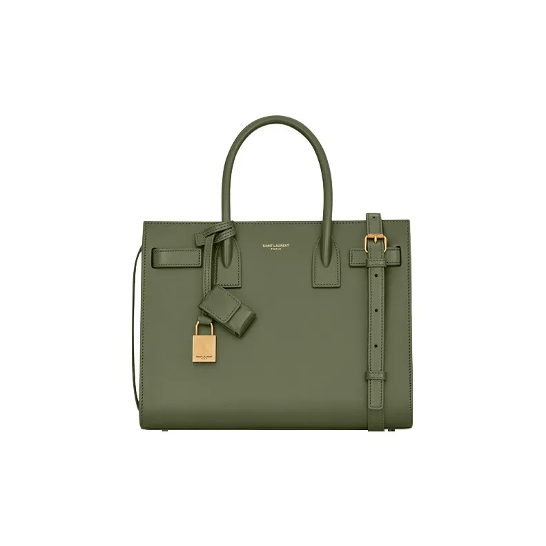 SAINT LAURENT SAC DE JOUR Cow Leather Handbag Shoulder Bag Women's Jasper-0