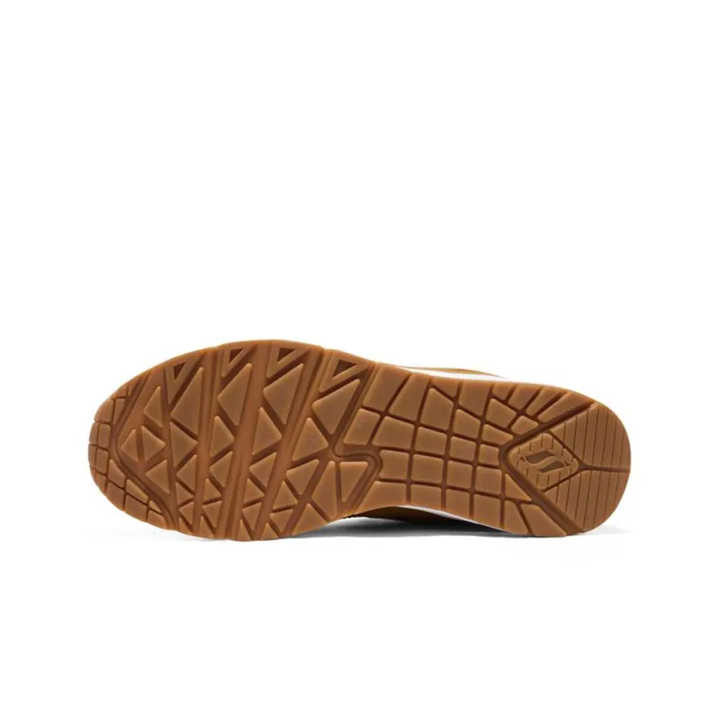 Skechers Uno Shock Absorbers With Slip Resistant And Abrasion Resistant Properties Mid Top Casual Shoes Men's Brown-4
