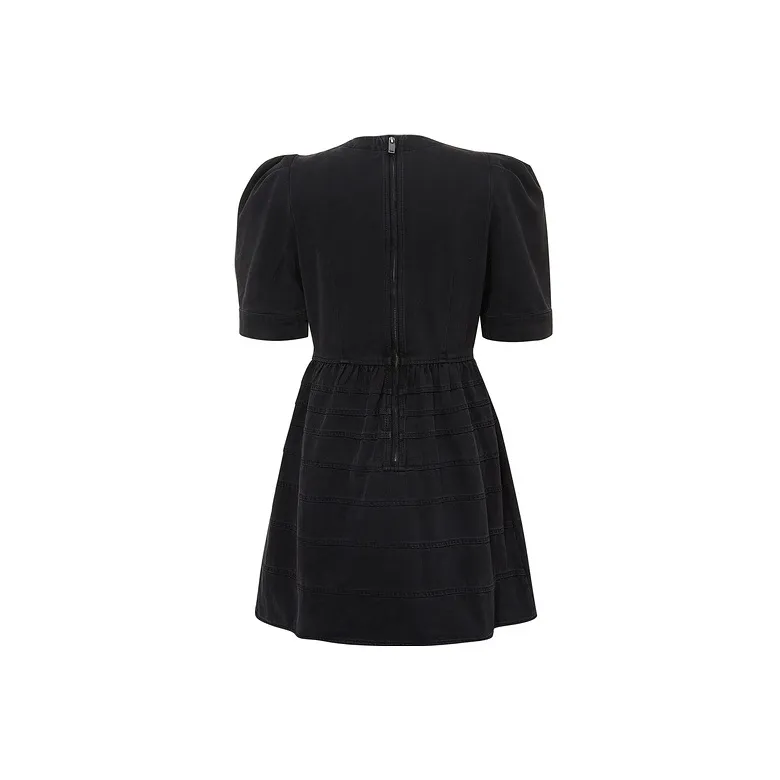 D'zzit A-Line Skirt Dress Black-1