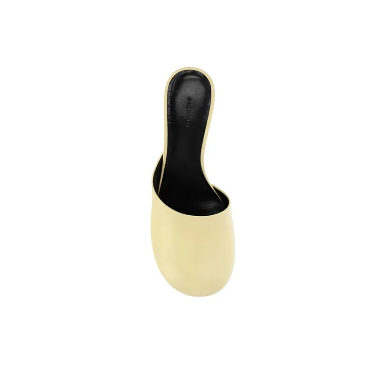 Balenciaga Lady Wrap-toe Slippers Women's Yellow-4