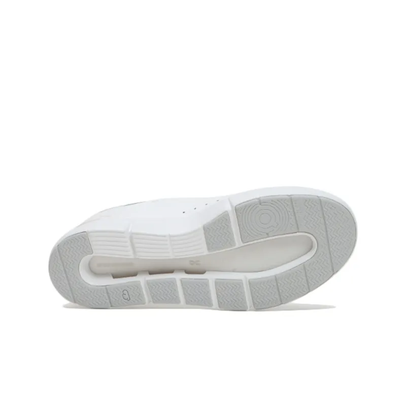 FEIDELEI x On THE ROGER Slip Resistant Cushioning Low Top Skateboard Shoes Women's White Green-4