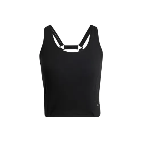 Adidas Sleeveless Sports Shirts Women's Black