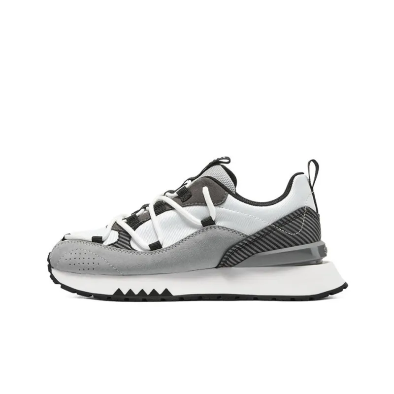 Skechers Heydayz 2.0 Cushioning Anti Slip And Wear Resistant Low Top Casual Shoes Women's White Black Gray-0