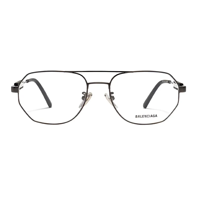 Balenciaga Eyewear Logo Pilot Glasses-1