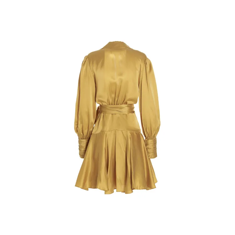 Zimmermann Silk Wrap Mini Dress-1