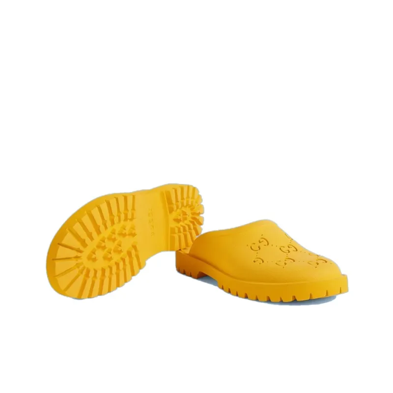 GUCCI Slip On Sandal 'Yellow'-3