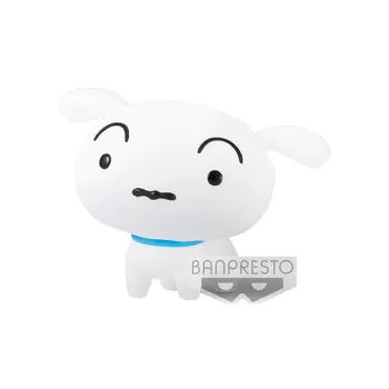 BANPRESTO Shiro Glass Factory Fluffy Puffy Crayon Shin Chan Style A Shiro Bonus Gifts 8cm