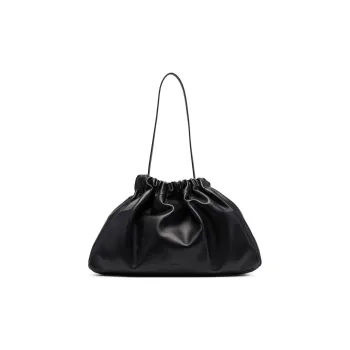 JIL SANDER Leather One Shoulder Handbag Regular Women's Black