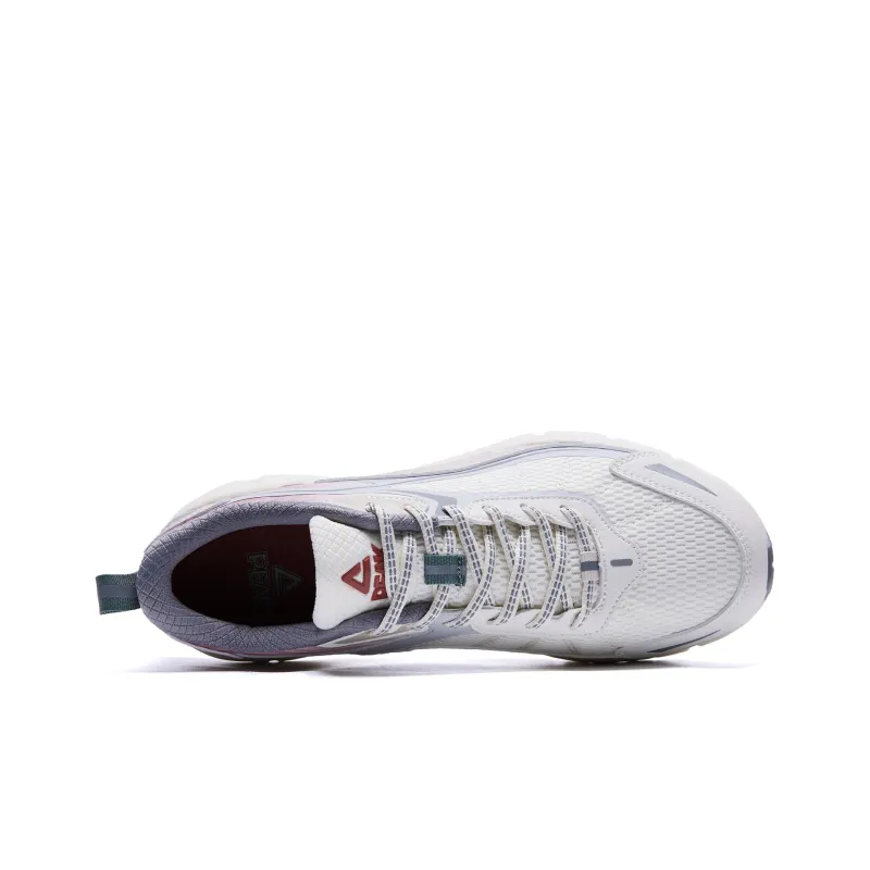 PEAK OG 7000 Vintage Cushioning Breathable Low Top Running Shoes Men's Canvas White-3