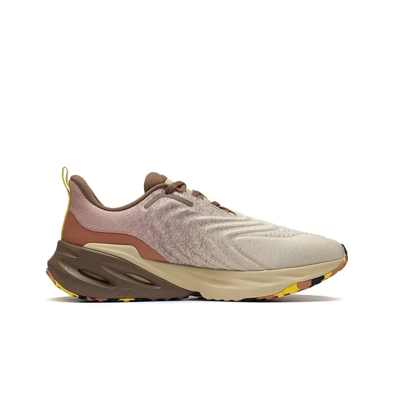 LiNing EazGo Cushioning Low Top Running Shoes Men's Gray Brown-1