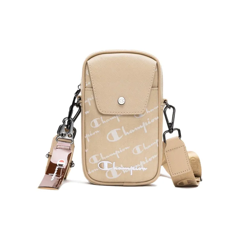 Champion Fabric Shoulder Bag Trumpets Unisex Black/Khaki-0