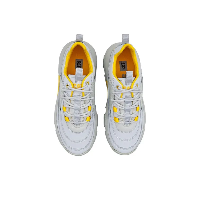 CAT Raider Lace Collection Repowered Anti Slip Wear Resistant Low Top Sports Casual Shoes Unisex Bright Gray-2