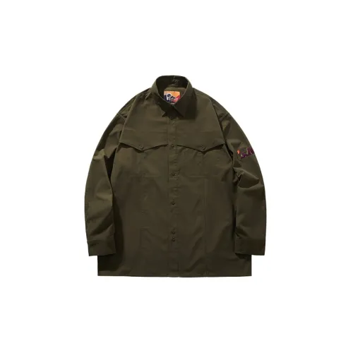 Penfield Shirts Men Olive Green