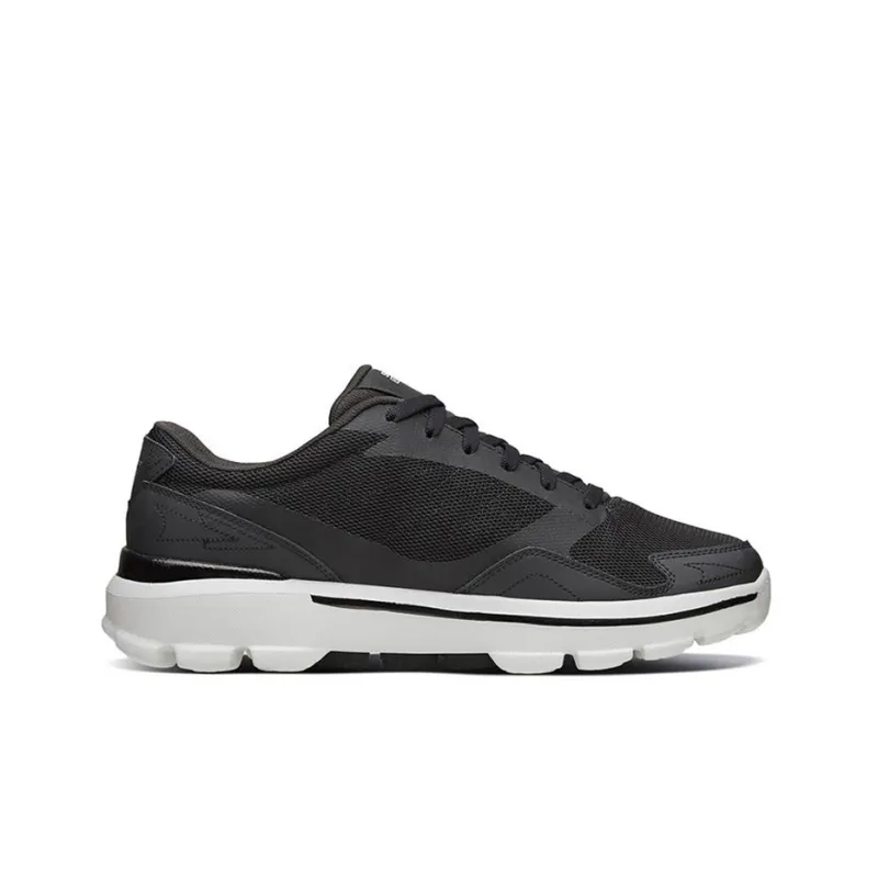 Skechers Go Walk 3 Cushioning Anti-Slip And Wear-Resistant Low-Top Casual Shoes Men's Black Gray-1