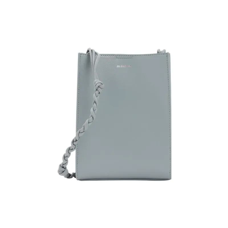 JIL SANDER Leather Shoulder Bag, Crossbody Bag Women's Blue-0