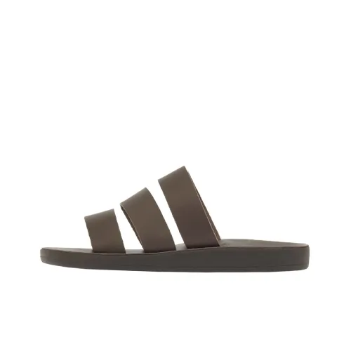 ANCIENT GREEK SANDALS Slide Slippers Men Taupe