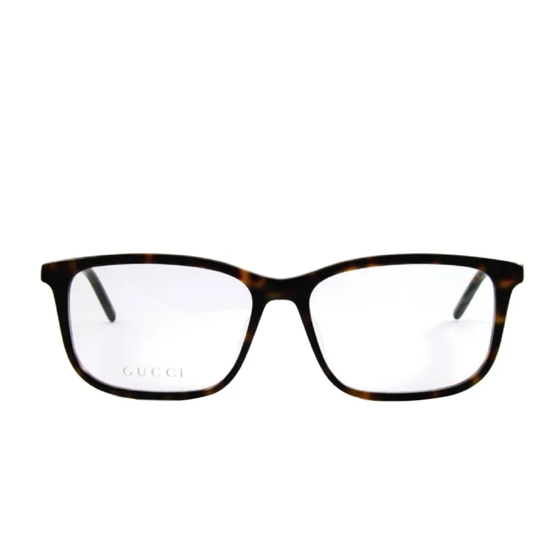 GUCCI Tortoiseshell Rectangle-frame Glasses-1