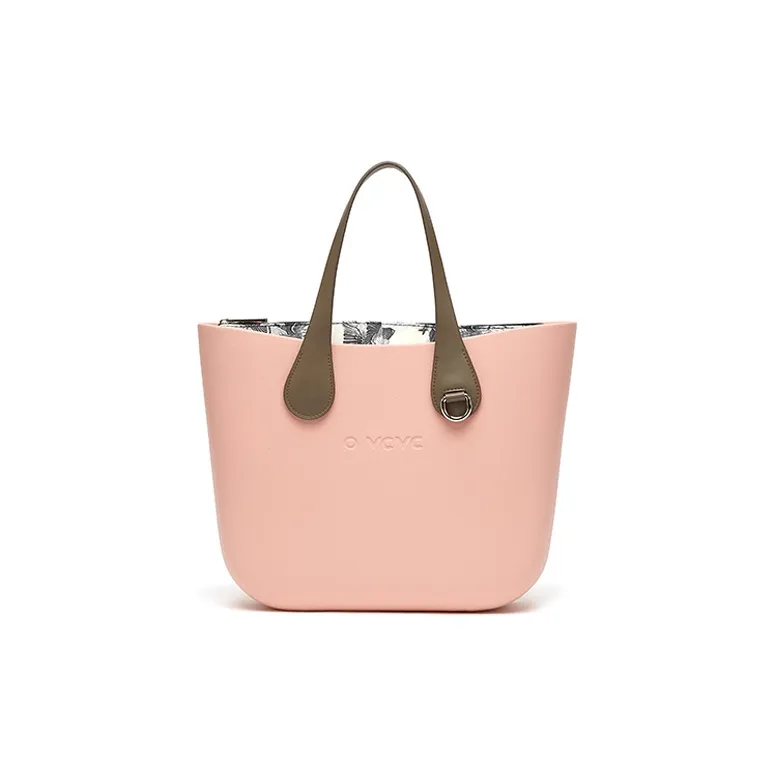 OVCVC EVA Beach Bag Tote Bag Shopping Bag Shoulder Bag Handbag Women's Light Pink Shades-0