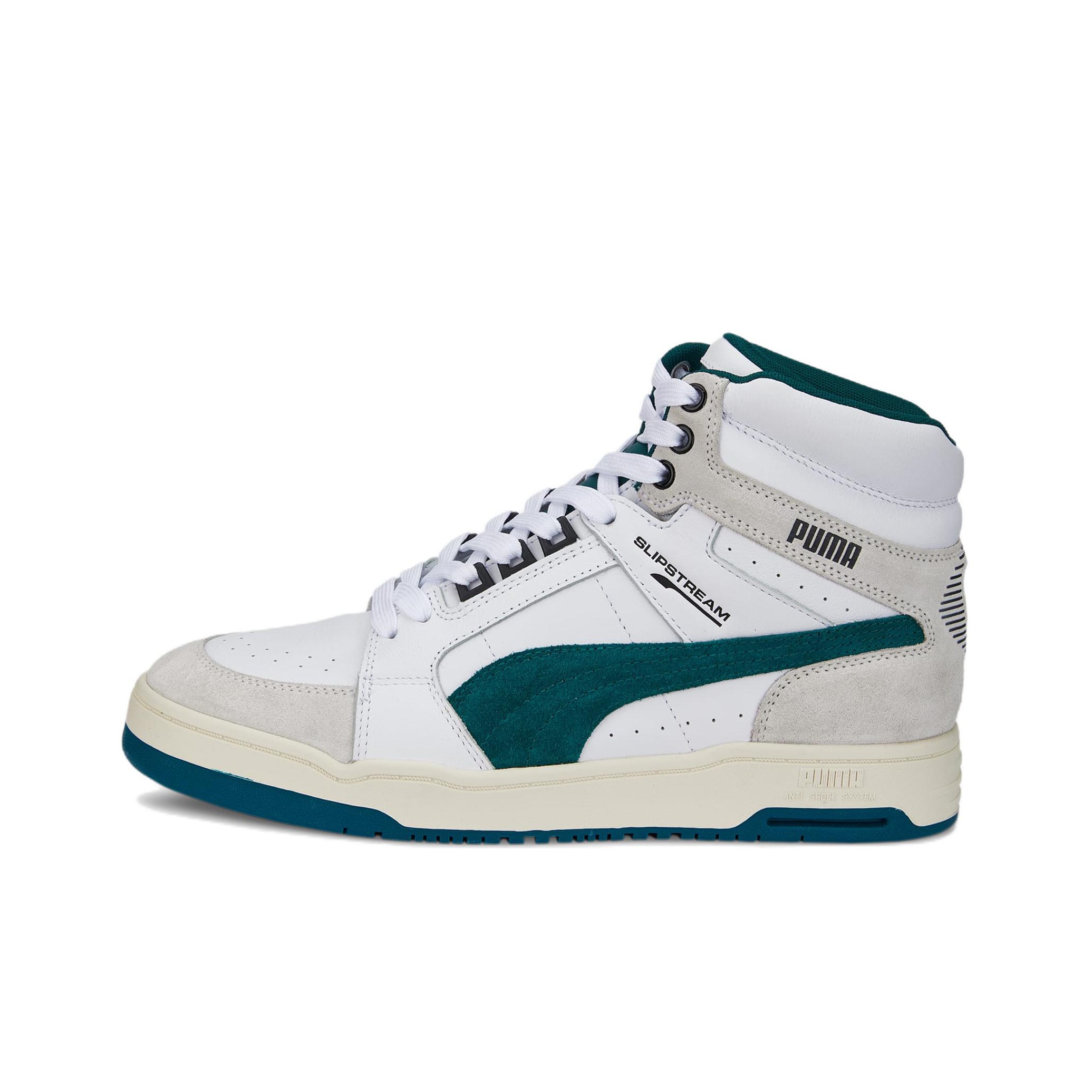 Green puma high tops hotsell