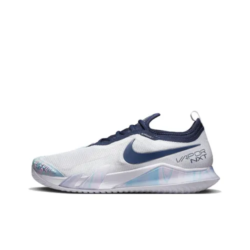 Nike React Vapor Tennis Shoes Men Low-Top White/Blue