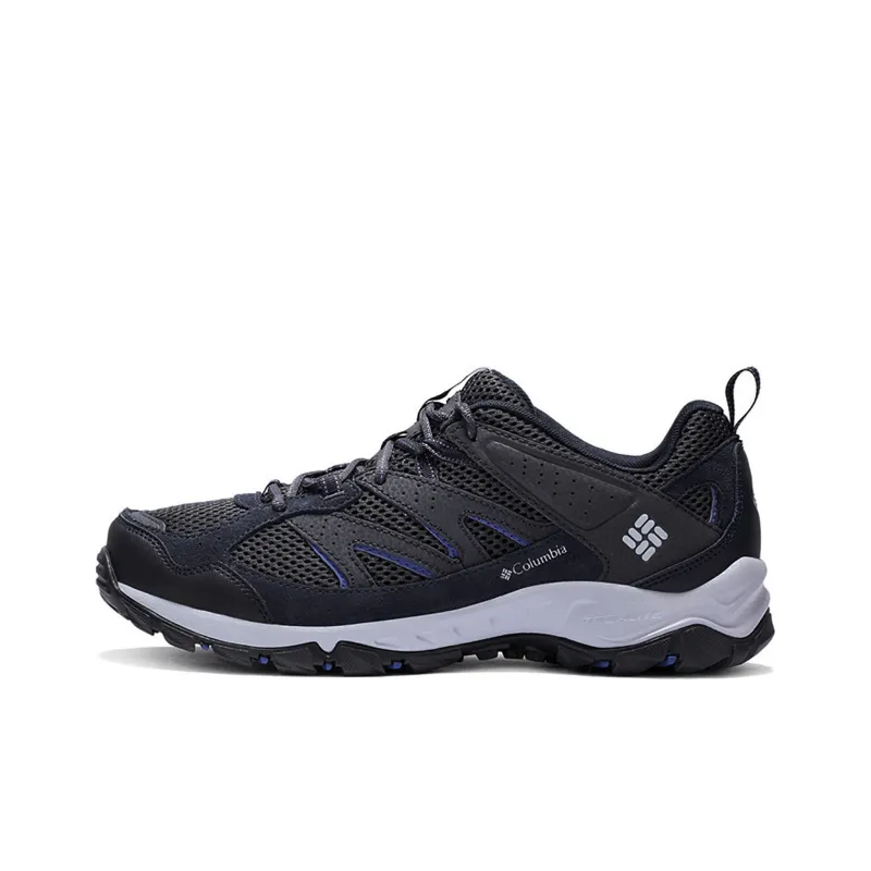 Columbia Outdoor Shoes Men Low Top Blue-0