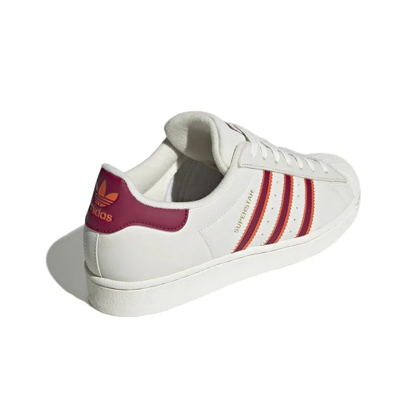 Adidas Originals Superstar 'White Red Orange'-3