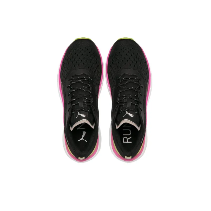 PUMA Aviator Running Shoes Women's Low-Top Black/Pink/White/Yellow-2
