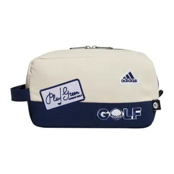 Adidas Cotton Sports Square Bag Clutch Mini Men's White Blue