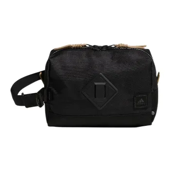 Adidas Recycled Polyester Sports Clutch Bag Medium Size Men's Black