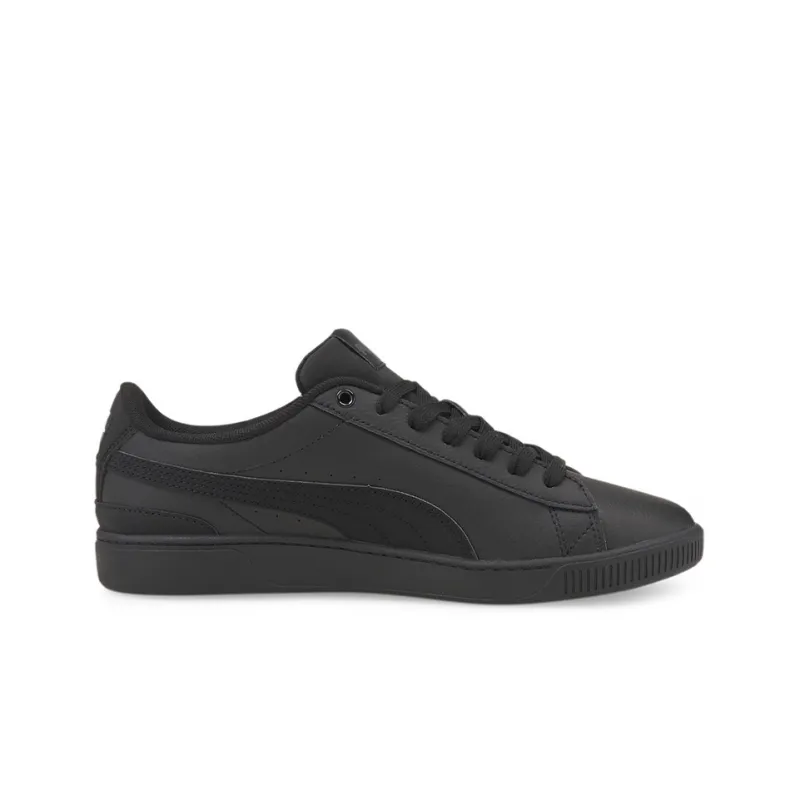 PUMA Vikky V3 Leather Anti-Slip Wear-Resistant Low-Top Skateboard Shoes Women's Black-1