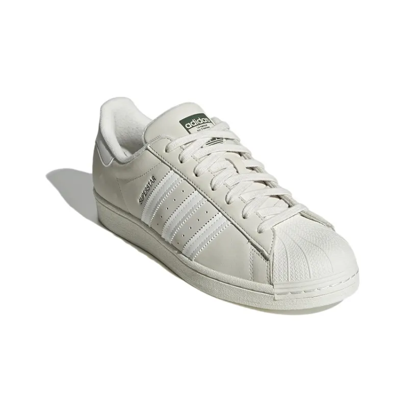Adidas Originals Superstar Off White Dark Green-2