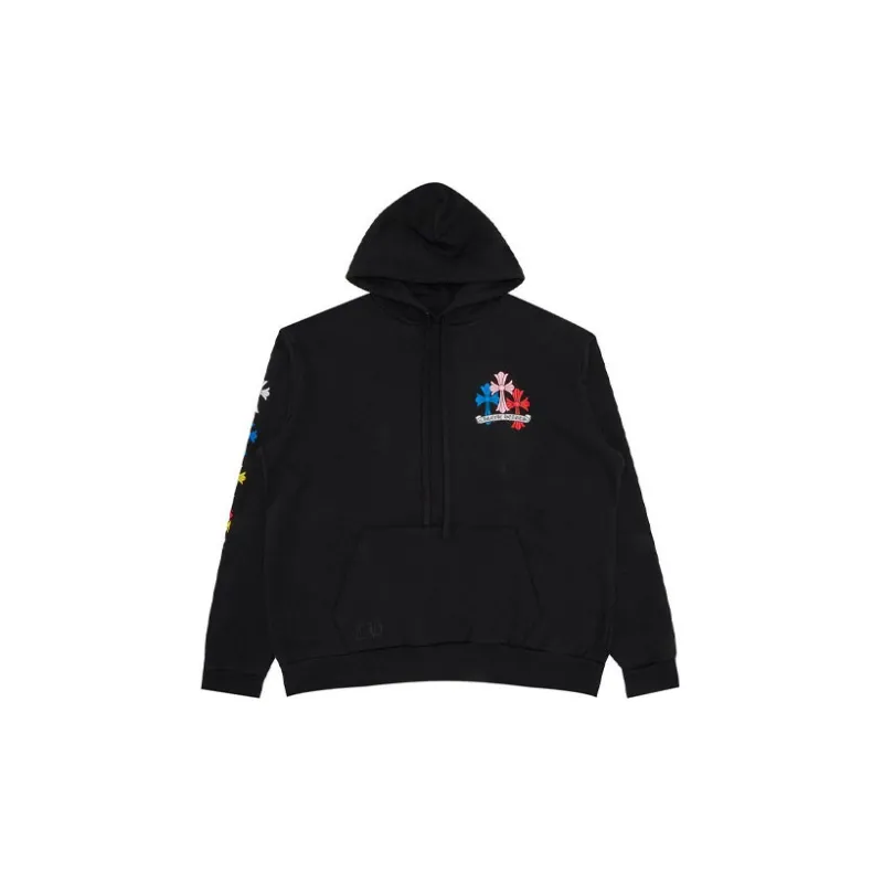 Chrome Hearts Multi Color Cross Hoodie-1