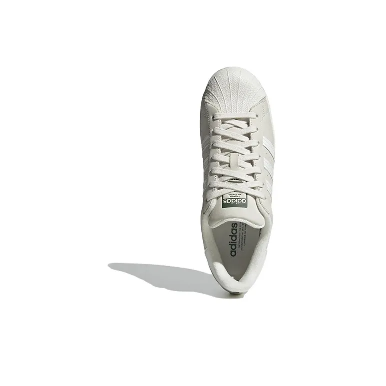 Adidas Originals Superstar Off White Dark Green-4