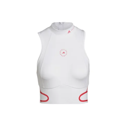 Adidas Sleeveless Sports Shirts Women's White