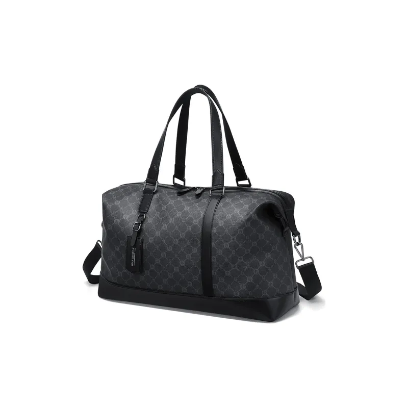 GOLF PVC Business Travel Bag, Portable One Shoulder Luggage Bag, Travel Bag Men's Black-0