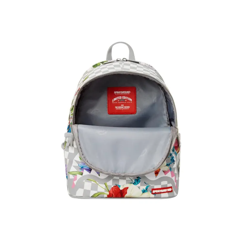 SPRAYGROUND Fabric Backpack Medium Size Unisex Gray/Multicolor-3