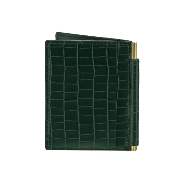 TOM FORD Calfskin Wallet Men's Green-2