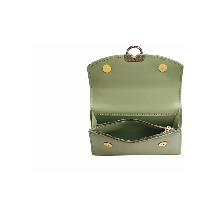 DEERE JACK Cow Leather Shoulder Bag, Crossbody Bag, Small Square Bag Tubas Women's-4