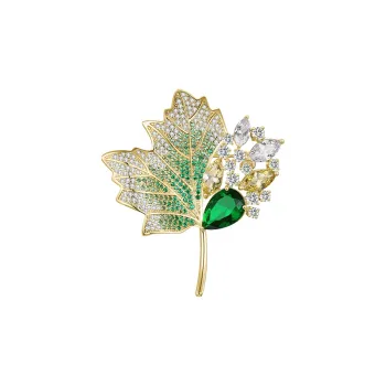 HMZ Brooches Women's Green