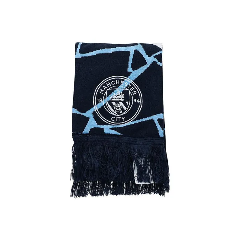 PUMA Knit Scarves Unisex Blue With White Lettering-1