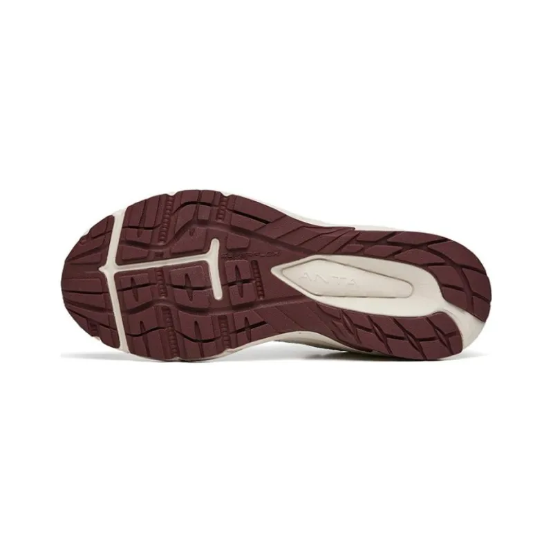 Anta AT952 Slip Resistant, Abrasion Resistant, Breathable, Lightweight Low Top Casual Running Shoes Women's Mud Gray-4