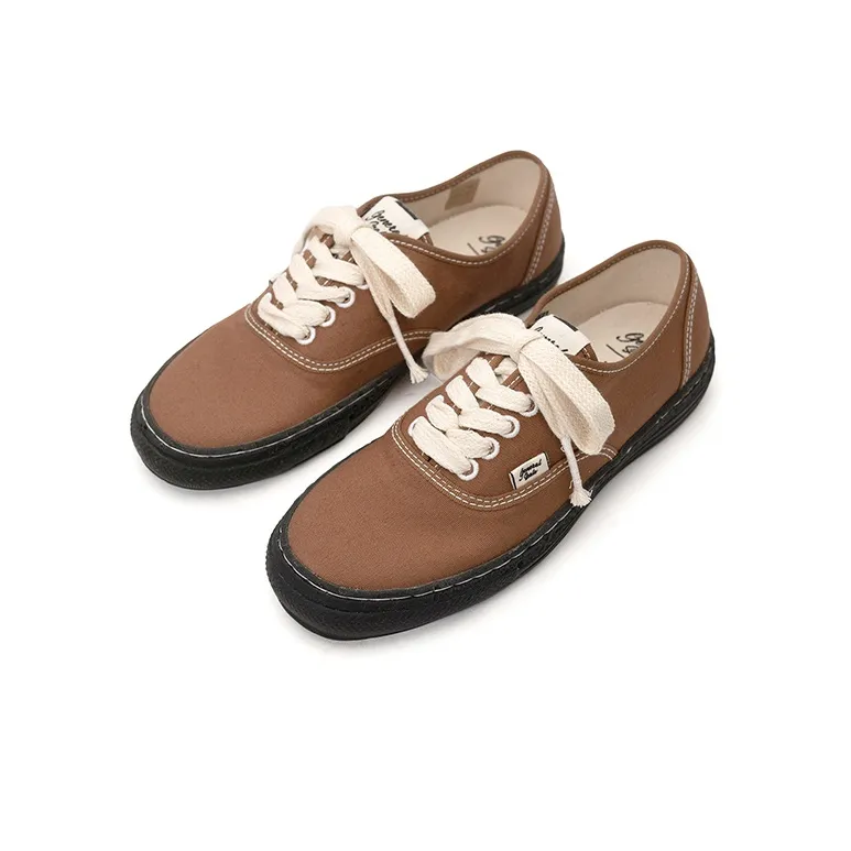 MIHARA YASUHIRO Past Low Top Canvas Shoes Unisex Brown-1