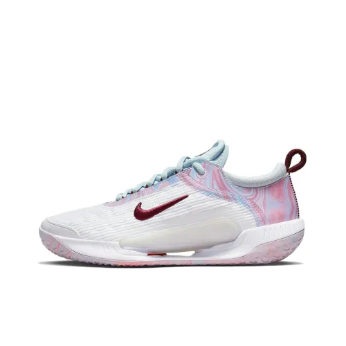 Nike Court Zoom NXT Tennis Shoes Women's Low-Top White/Red/Pink