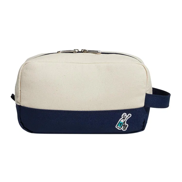 Adidas Cotton Sports Square Bag Clutch Mini Men's White Blue-2