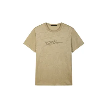 DAVID NAMAN T-Shirts Men Mixed Camel