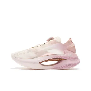 LiNing Jueying 䨻 Slip Resistant Breathable Low Top Running Shoes Women's Gray Pink