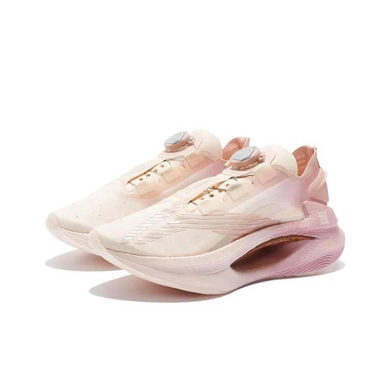 LiNing Jueying 䨻 Slip Resistant Breathable Low Top Running Shoes Women's Gray Pink-2