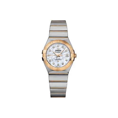 OMEGA Constellation Collection Automatic Mechanical Movement Women's Watch 27mm White Dial