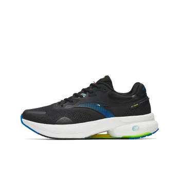 Anta C100 Cushioned Anti Slip Wear Resistant Breathable Lightweight Low Top Running Shoes Men's Black